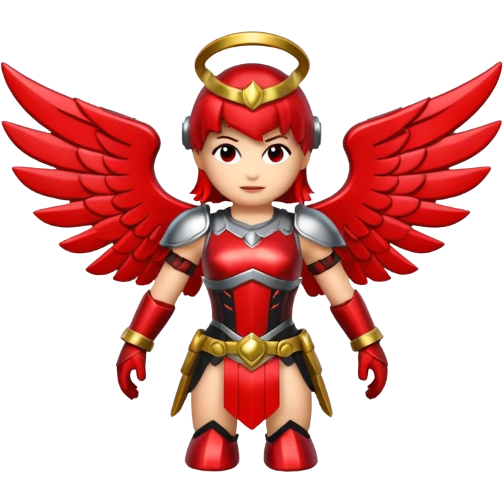 a roblox red valkyrie with no people emoji