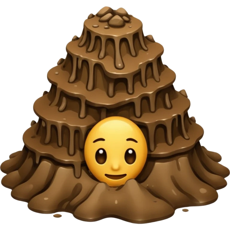 Mud emoji