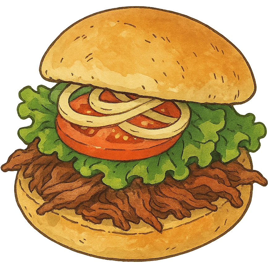 ghibli style Peruvian sandwich emoji
