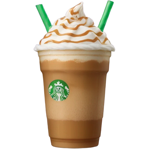 Caramel Crème Frappuccino  emoji