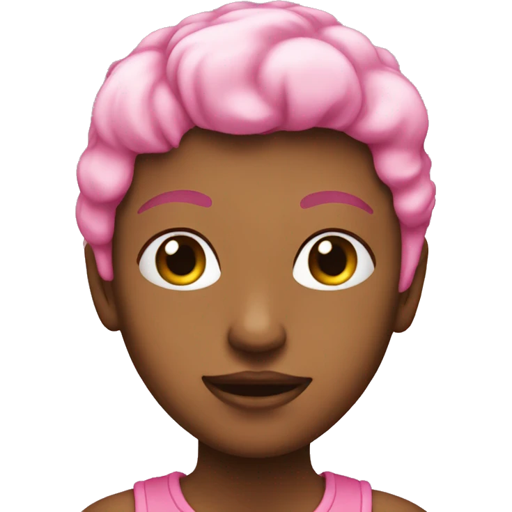 Pink emoji