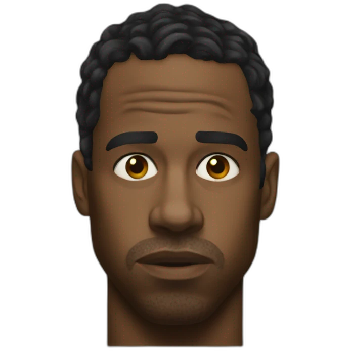 Travis scott serious face emoji