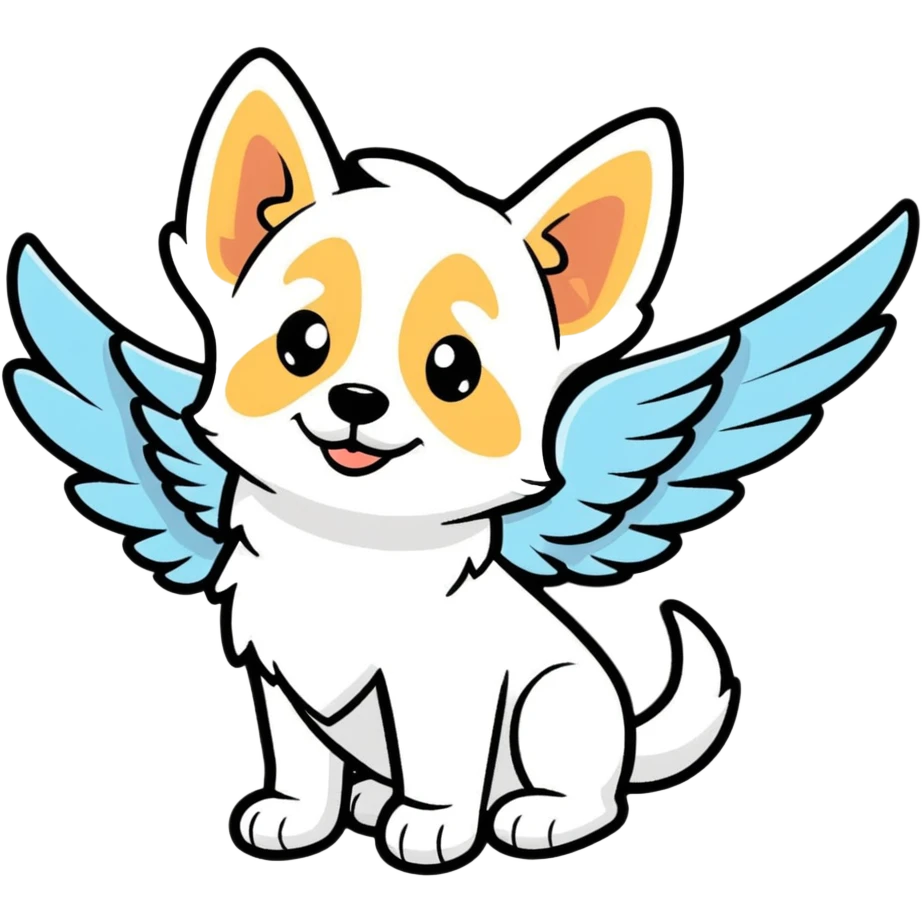 Dog with wings  emoji