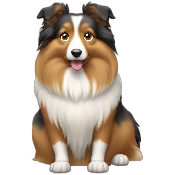 shetland sheepdog emoji