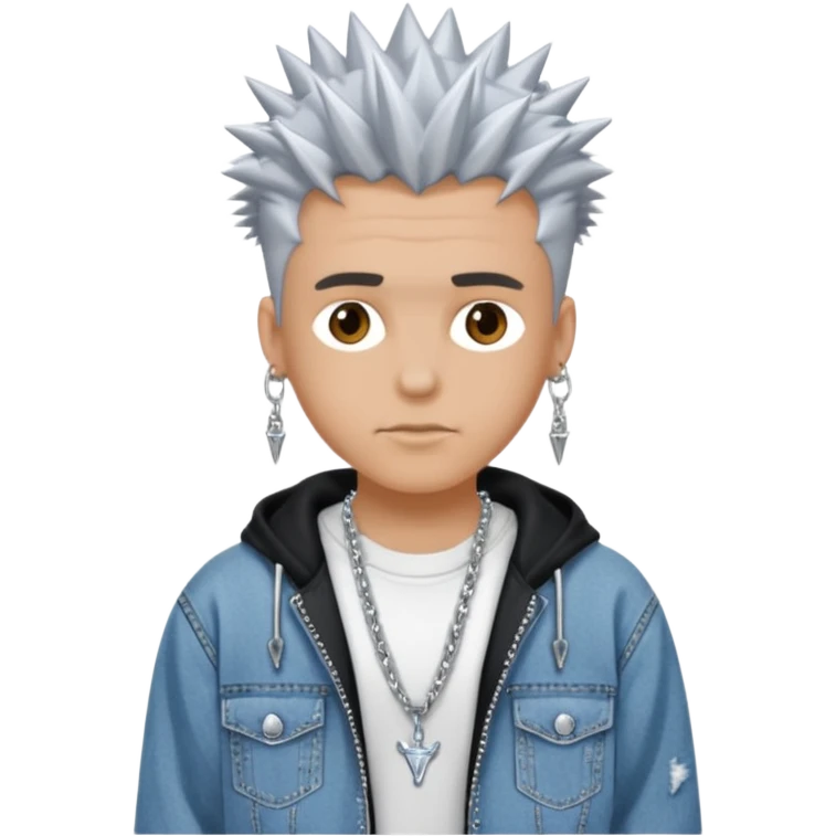 a white guy with a Y2K drip style  emoji