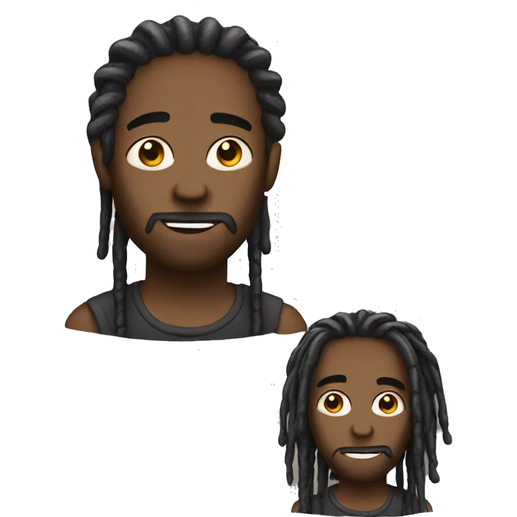 makea a guy with dreads emoji