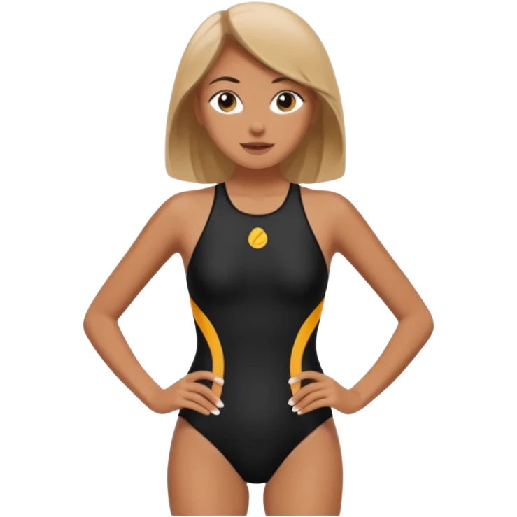 femme maillot de bain 2 pièce noir   emoji
