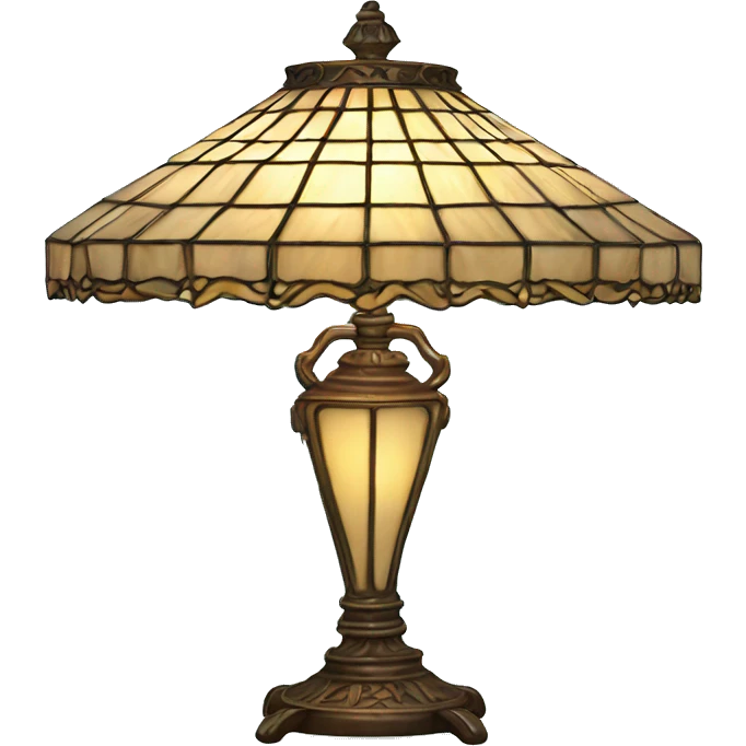 Tiffany lamp emoji
