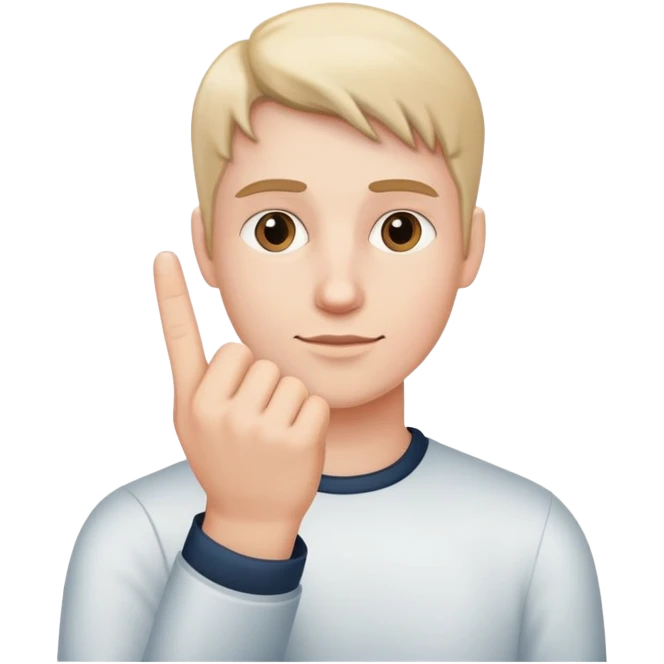 finger in virgina emoji