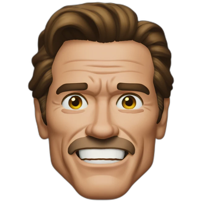 arnold schwarzenegger replicating shia labeouf meme emoji