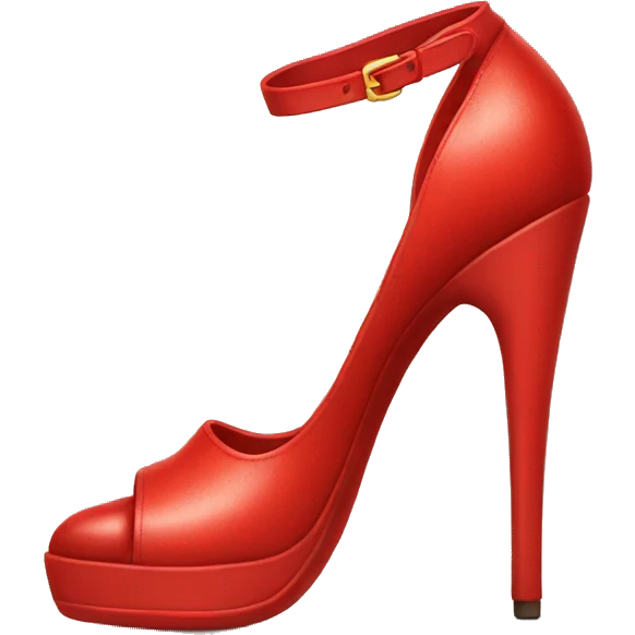 Red heel emoji