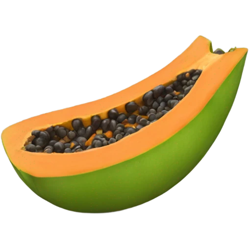 Papaya emoji