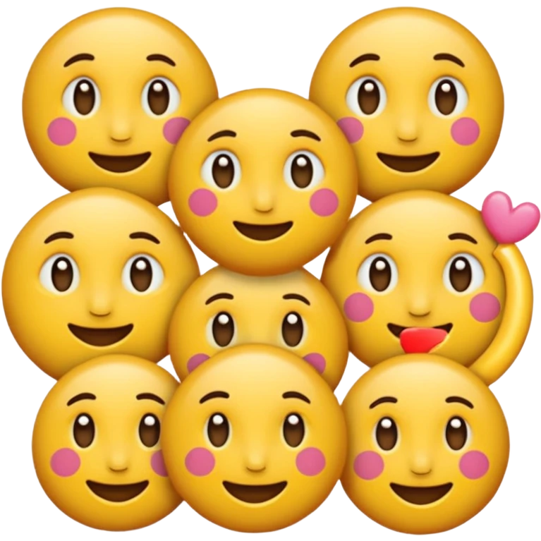 Розовые цветы emoji