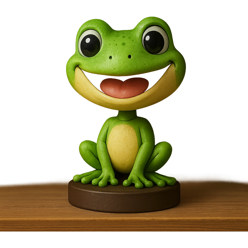 happy frog emoji