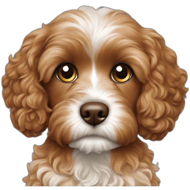 brown toy cavapoo emoji