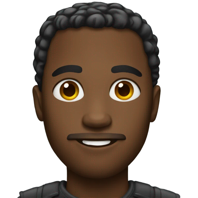 black man emoji