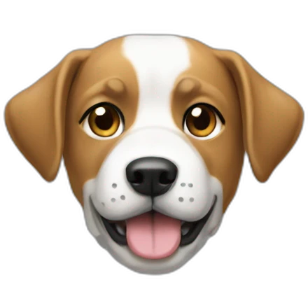 chien sur un yz emoji