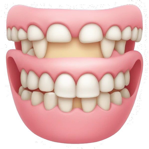 Braces on the teeth emoji