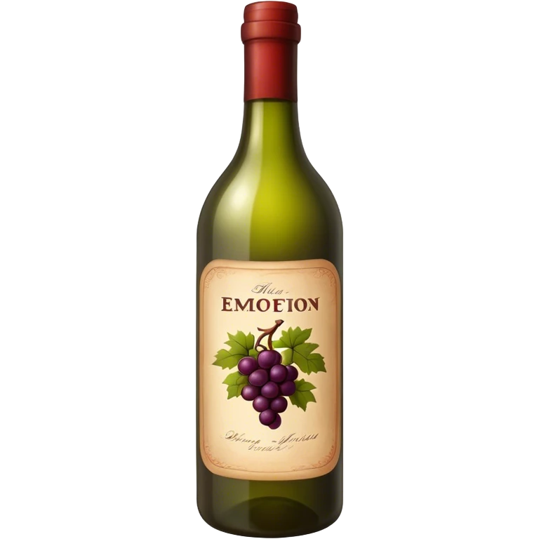 Old vintage Wine bottle  emoji