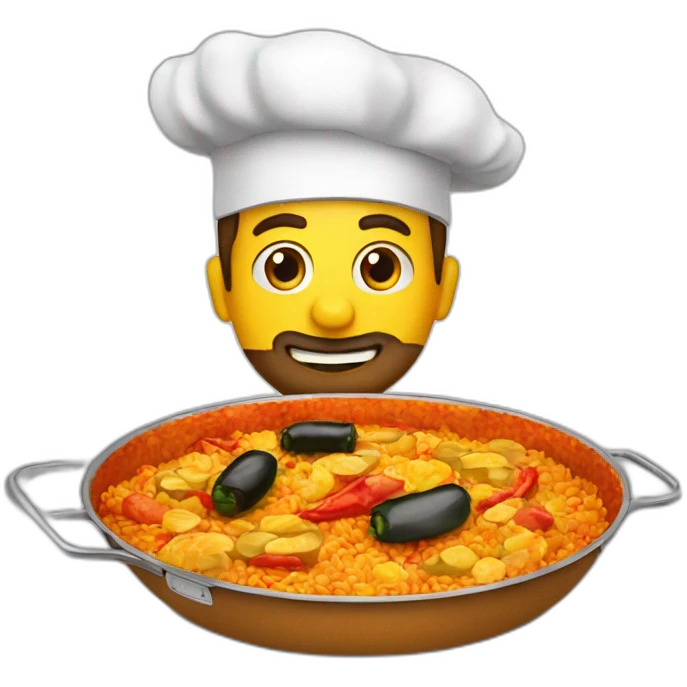 Paella chorizo emoji