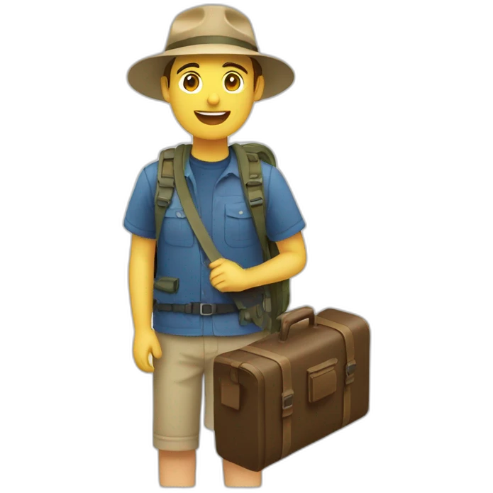 turist guide SOS emoji