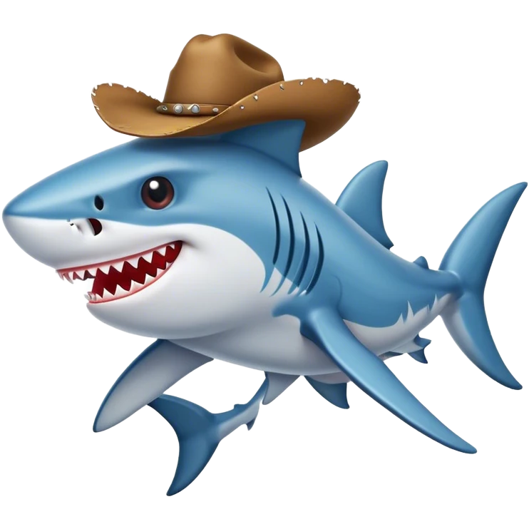 cowboy shark emoji