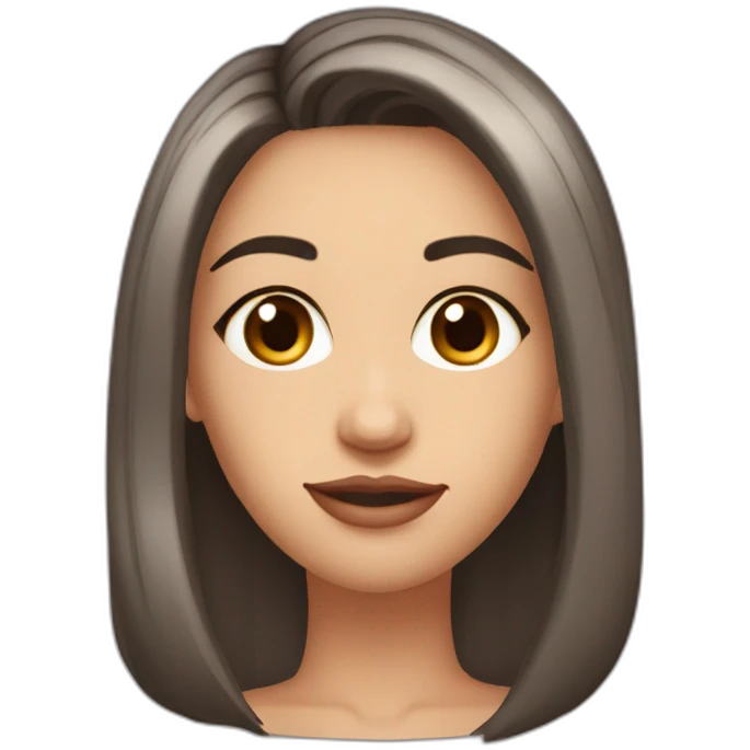 young brunette straight dark brown hair with a low fade cut brown eyes drooling only on the chin full lips thin nose emoji