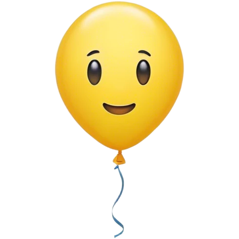yellow balloon emoji