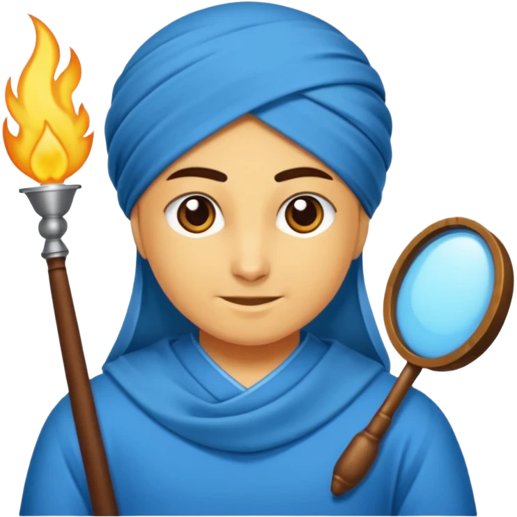 Mavi  ok yuvarlanır emoji