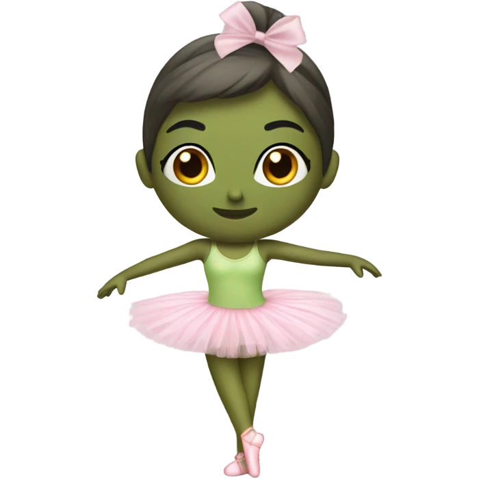 olive ballerina tutu emoji