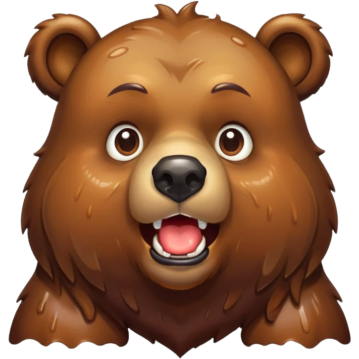 Drooling bear  emoji