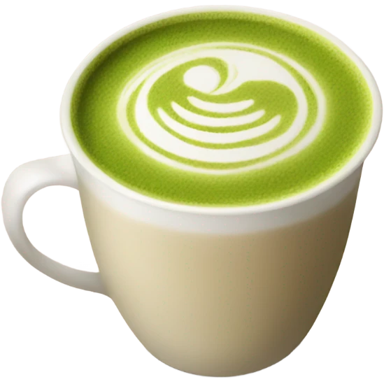 Matcha latte  emoji
