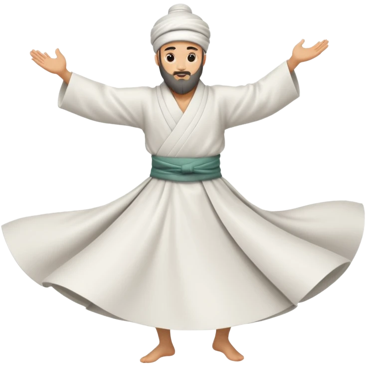 A whirling dervish emoji