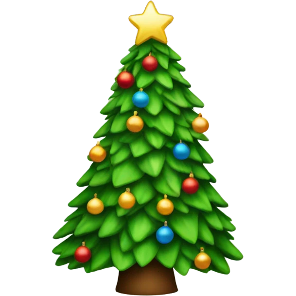 Christmas tree emoji