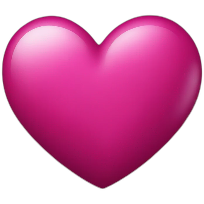 dark pink heart emoji