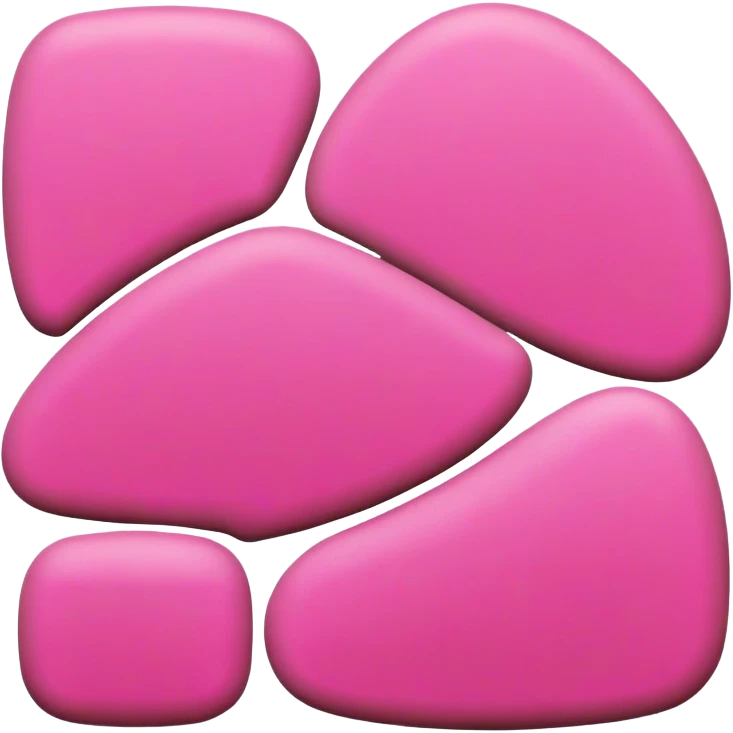 Pink & brown emoji