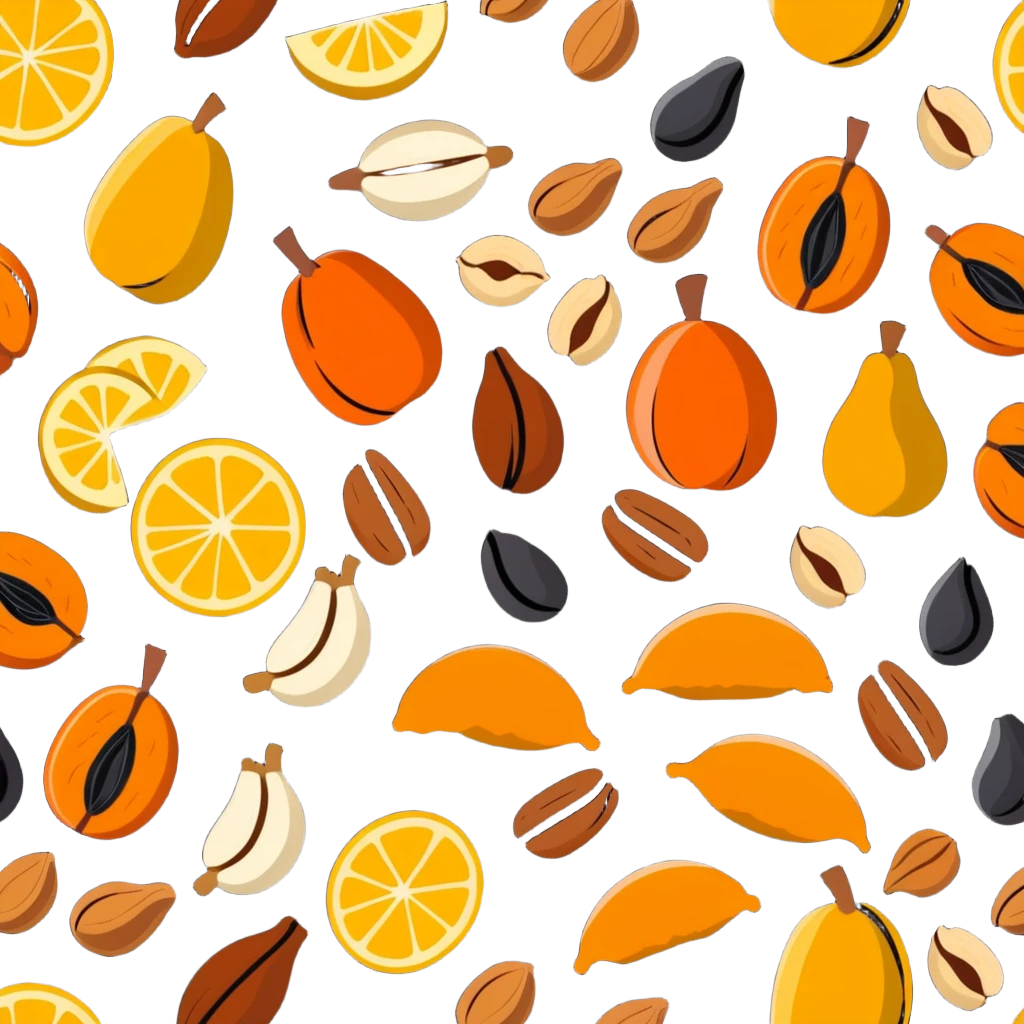 various dried fruits and nuts emoji