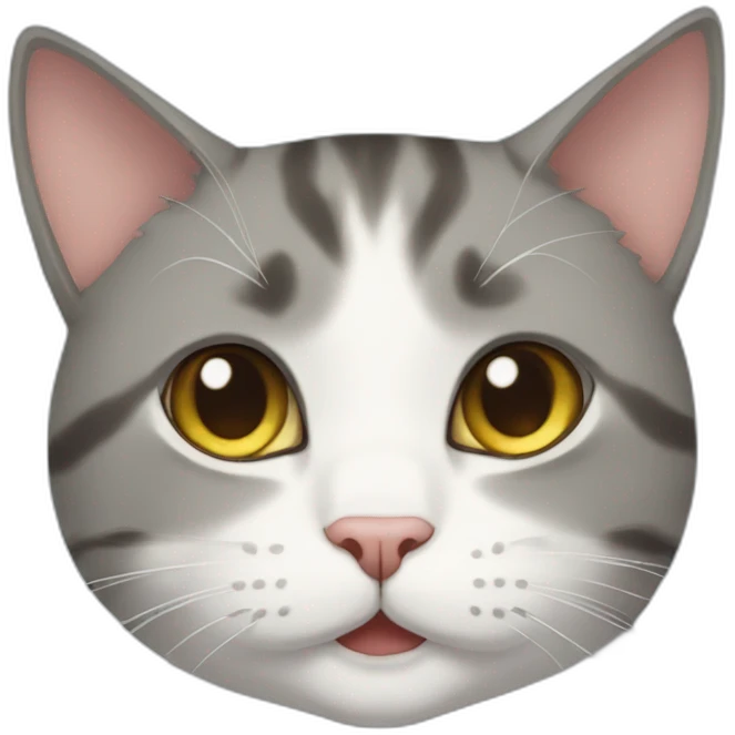 Cat in anime emoji