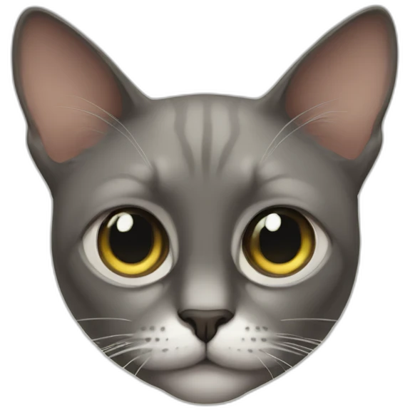 a 5 eye cat emoji
