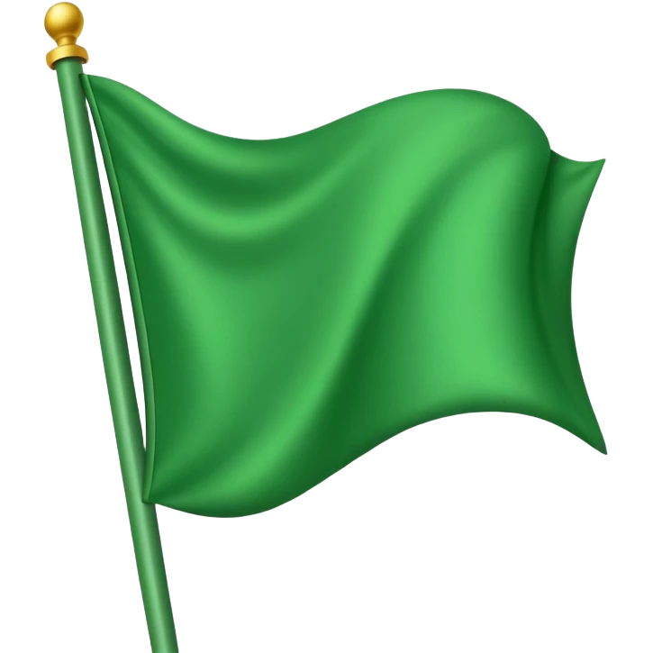 Green flag emoji