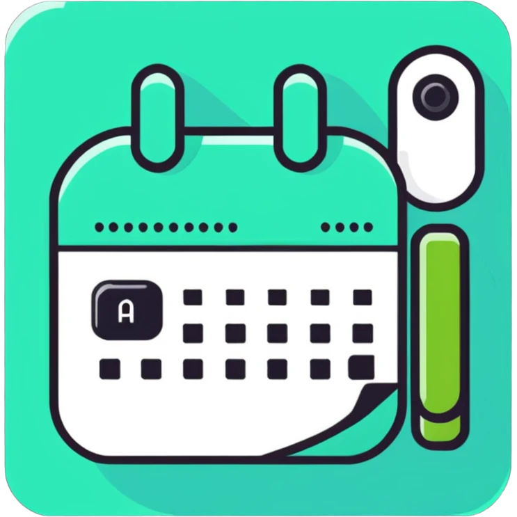 phone with calendar rescheduling appointment emoji