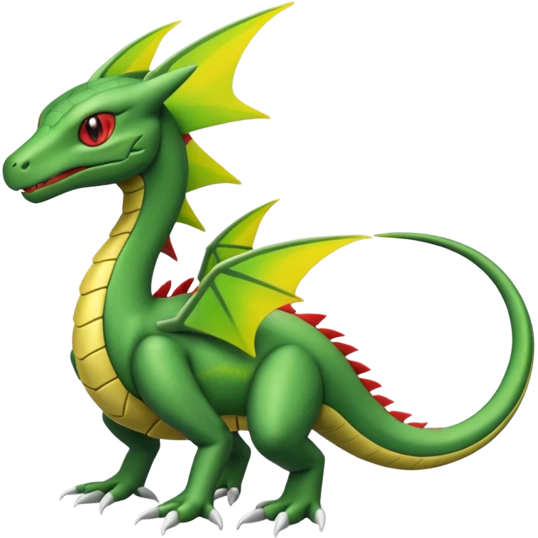 Rayquaza-Sceptile-Flygon-fusion emoji