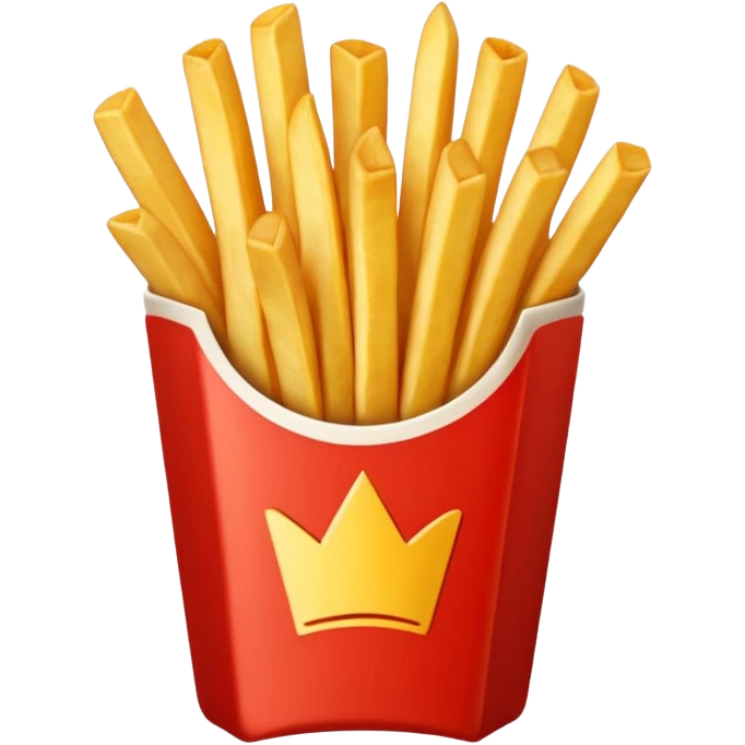 just french fries with nothing on the box emoji