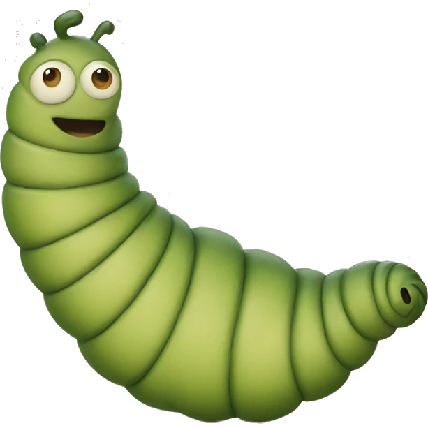 The larva emoji