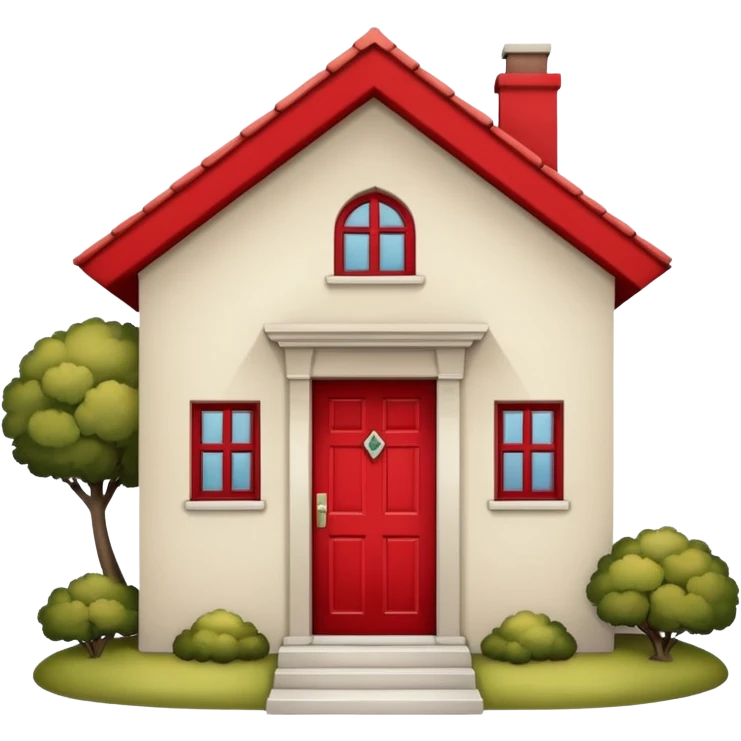 casa pequeña frontal emoji