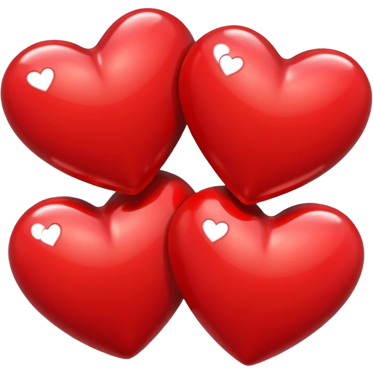 three hearts emoji