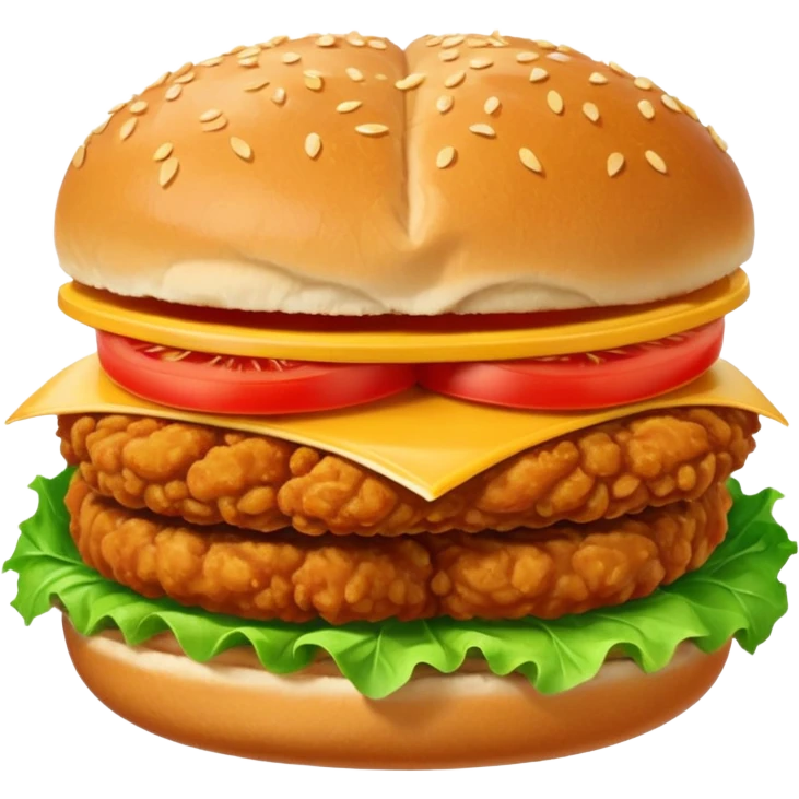a friend chicken sandwich  emoji