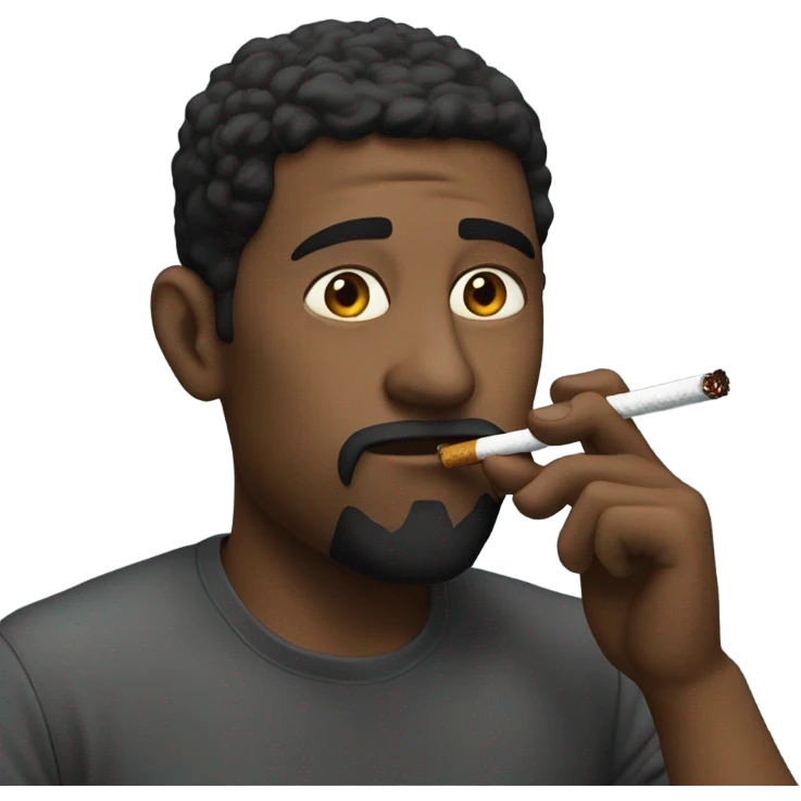 Me smoking a cig emoji