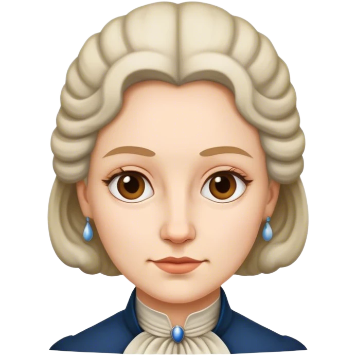Founding father as a woman emoji