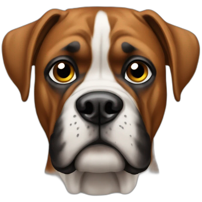 Boxer dog emoji